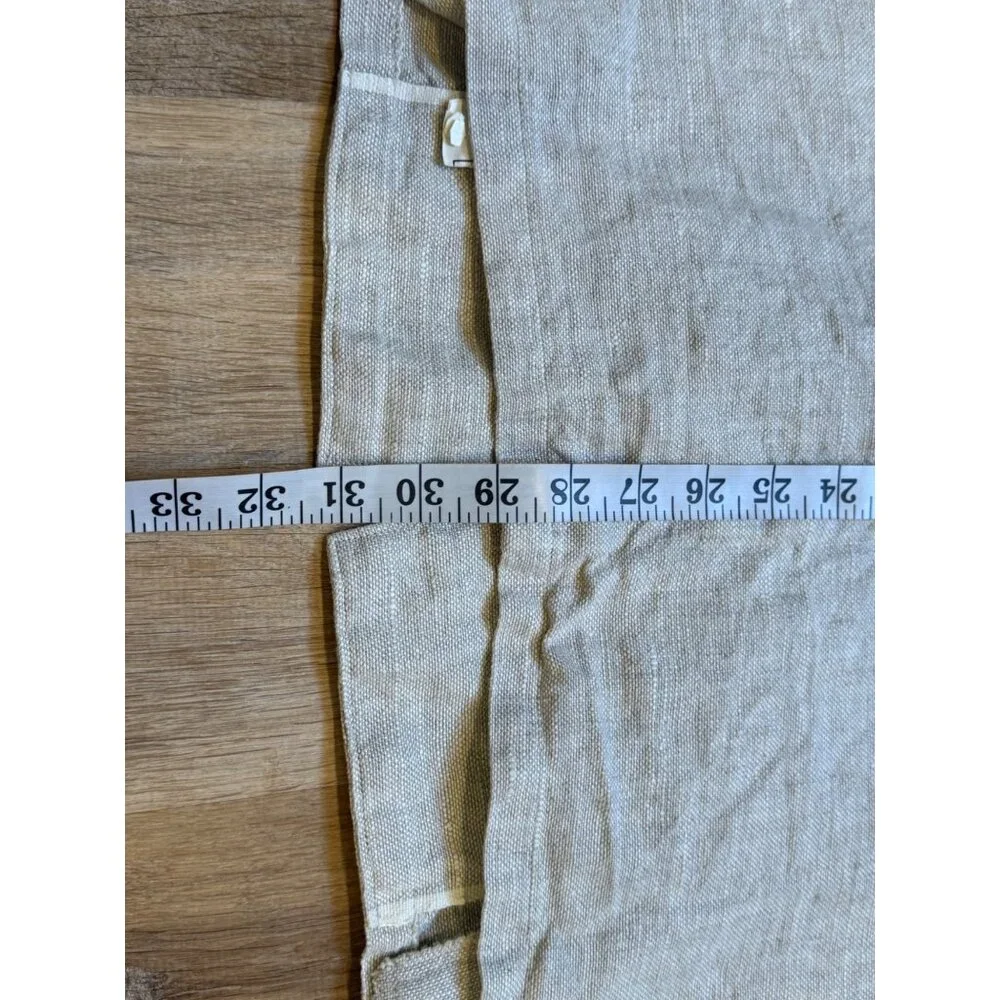 Vintage Tamiko Linen Overcoat Tunic Jacket Stitching Detail Minimilist Lagenlook